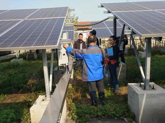 湖北省大冶市审计局实地查看光伏发电项目