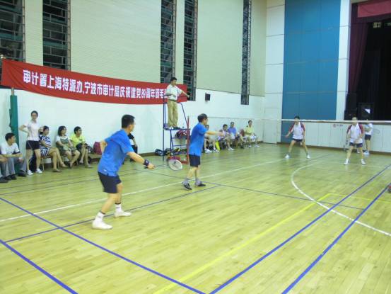 审计署上海办与宁波市审计局开展羽毛球友谊赛