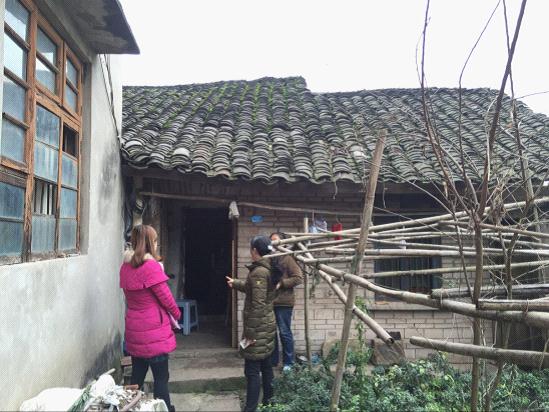 重庆市南岸区审计局实地调查农村危旧改建设情