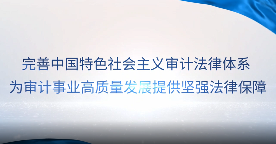 [专家谈审计法]彭新林：完善中国特色社会主义审计法律体系，为审计事业高质量发展提供坚强法律保障