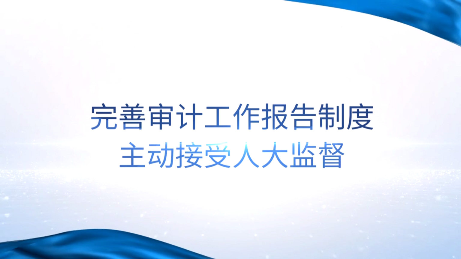 [专家谈审计法]王雍君：完善审计工作报告制度 主动接受人大监督 